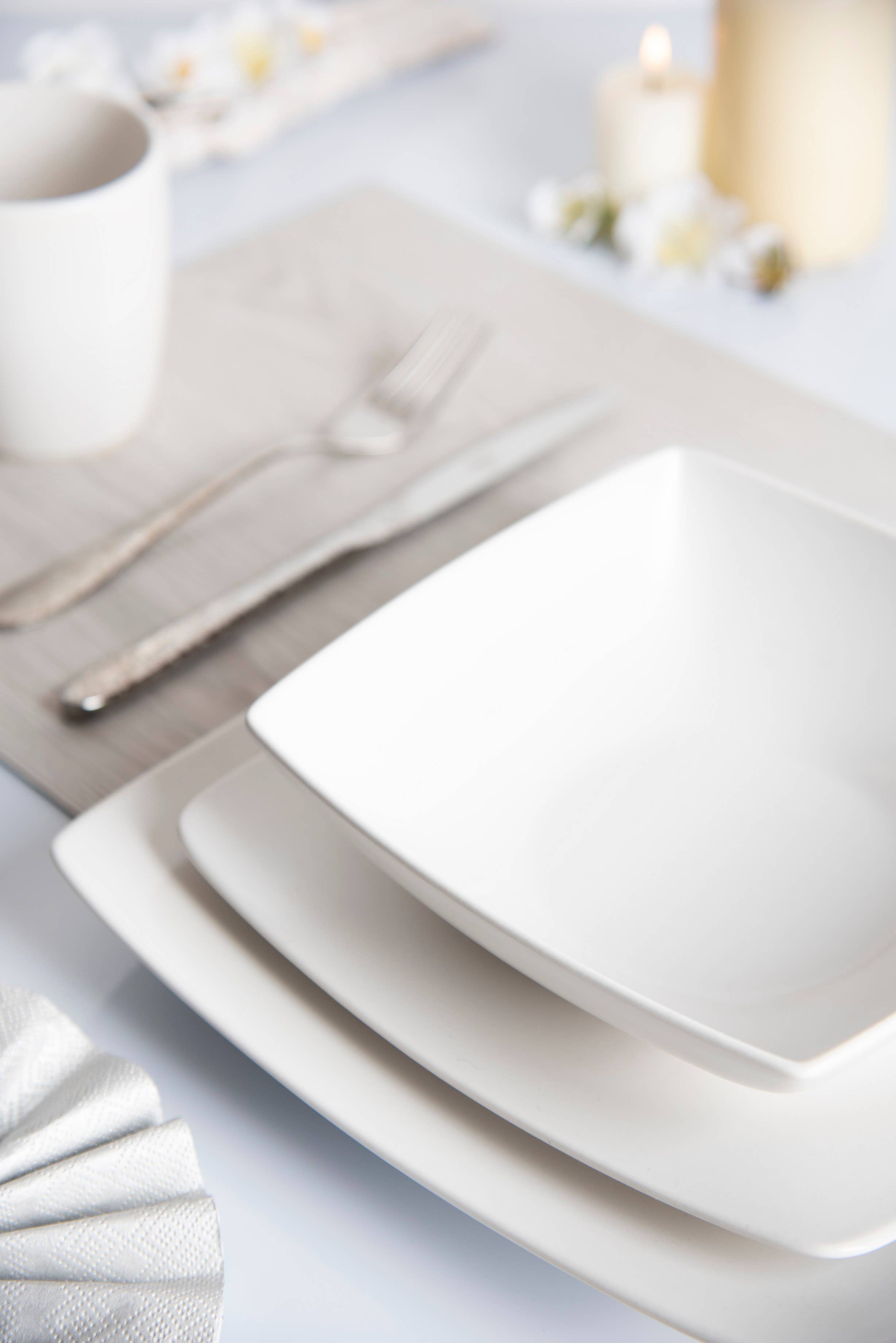 24-Piece Bamboo Steel Cutlery Set for wholesale on Faire5