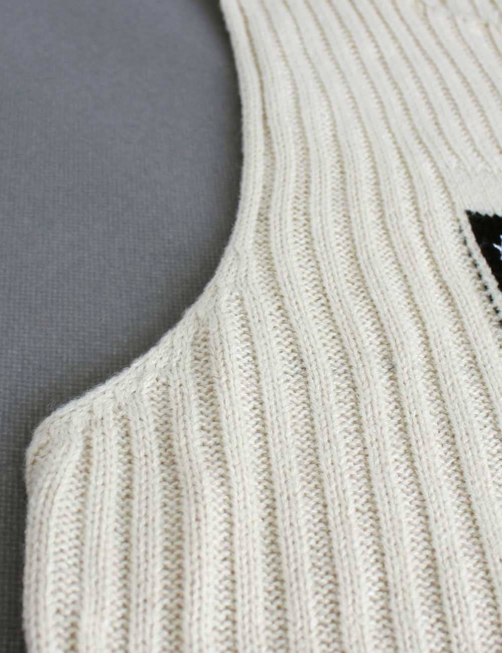 Ivoire Débardeur côtelé à manches drapeau pour femmes en vente sur Faire2