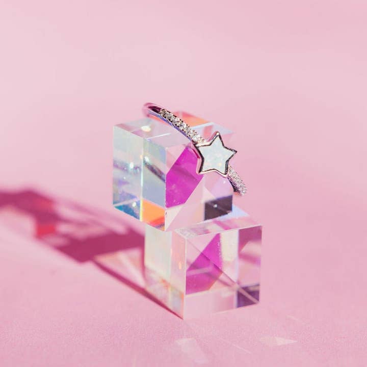 Anel de Empilhamento Noite Estrelada por atacado de Chloe + Lois