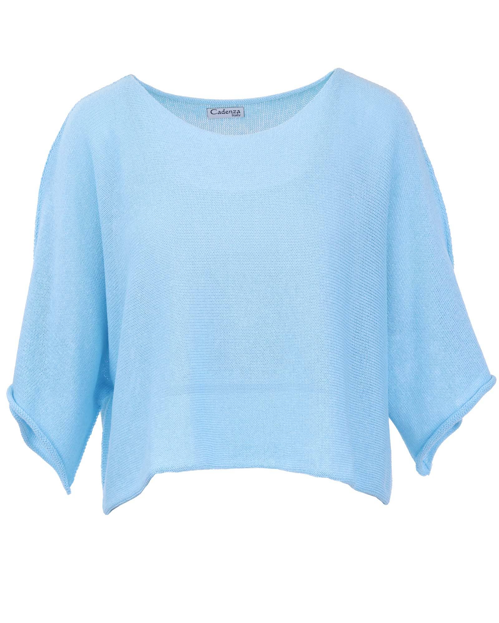 Cadenza Italy Ltd - Wholesale Gebreide top - Dames - Korte tuniektop van katoenmix18