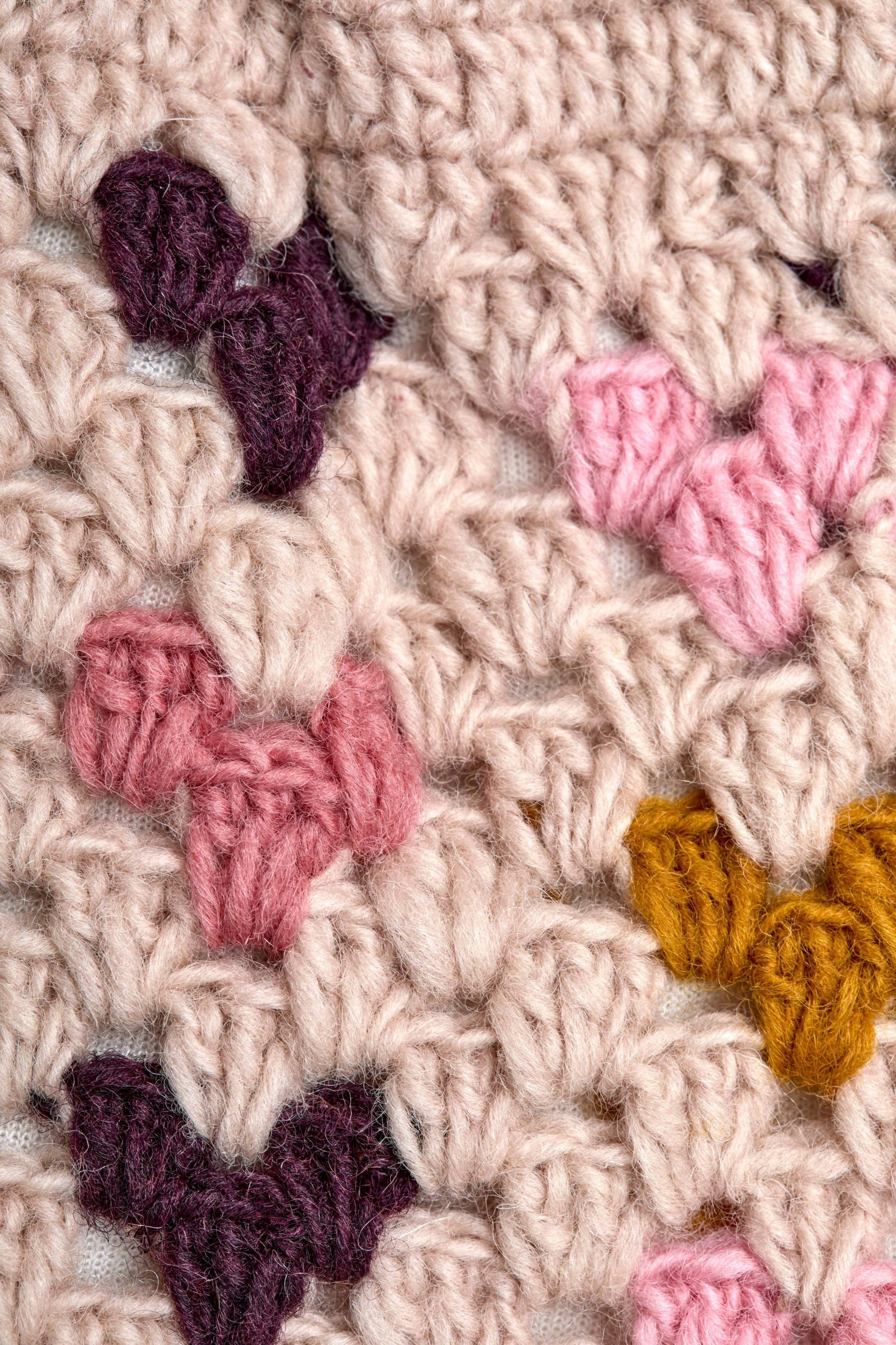 By Many Hands - Wholesale Beanie - Women's - Carina Sunset Crochet Beanie2