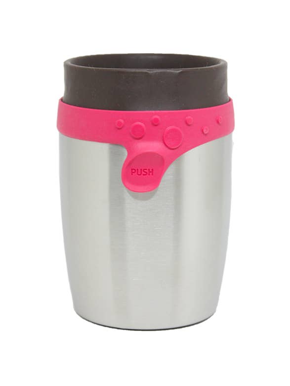 Made in France Steel TWIZZ Insulated Mug 200 ml Zoe for wholesale by neolid