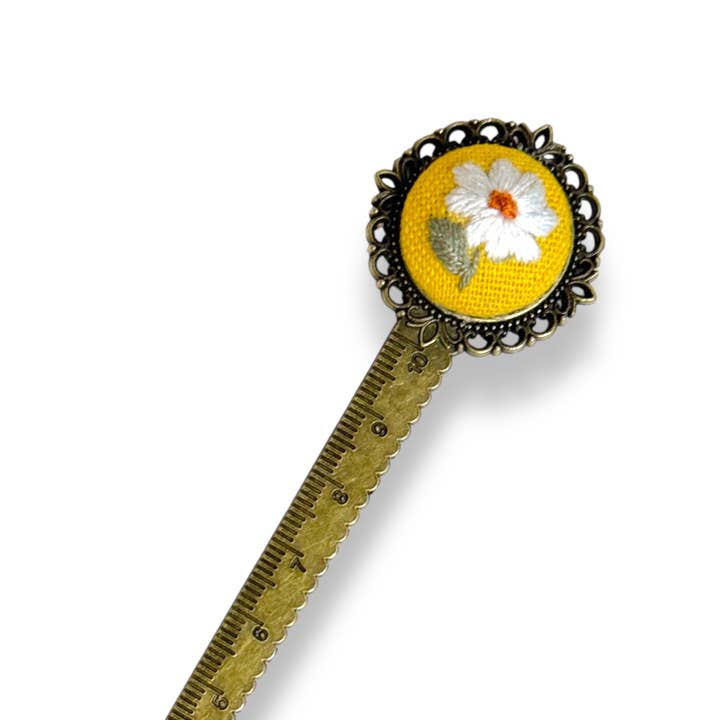 Rumoon Handmade - Wholesale Bookmark - Little Daisy Embroidered Bookmark1