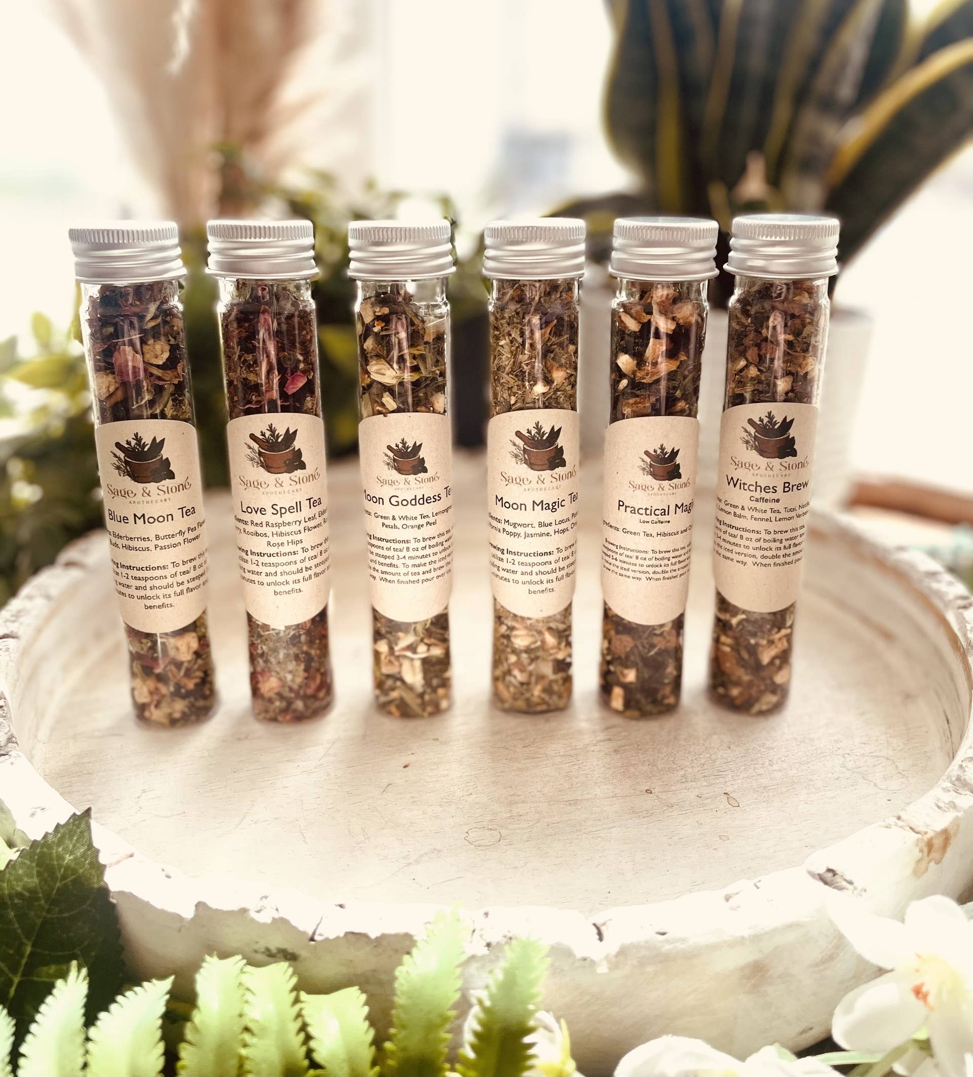 Sage & Stone Apothecary - Wholesale Loose Tea - Magical Tea Sampler1