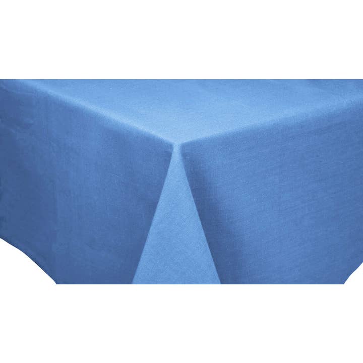 Accent Linen - Vente Nappes - Nappe bleue (couleur unie)