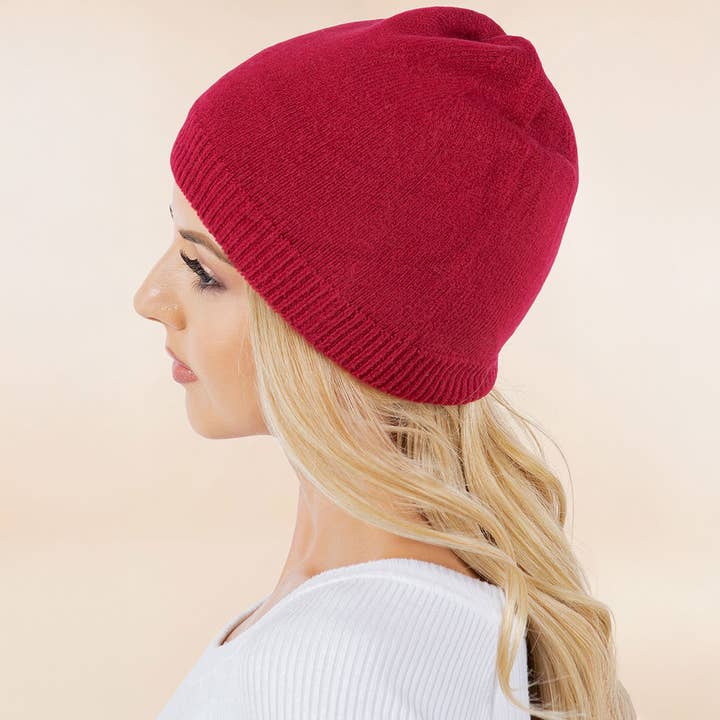 Sensibling Corp. – Conjunto de acessórios de inverno – Mulher por atacado – Conjunto de 3 Peças - Gorro, Cachecol e Luvas de Inverno Sólidos15