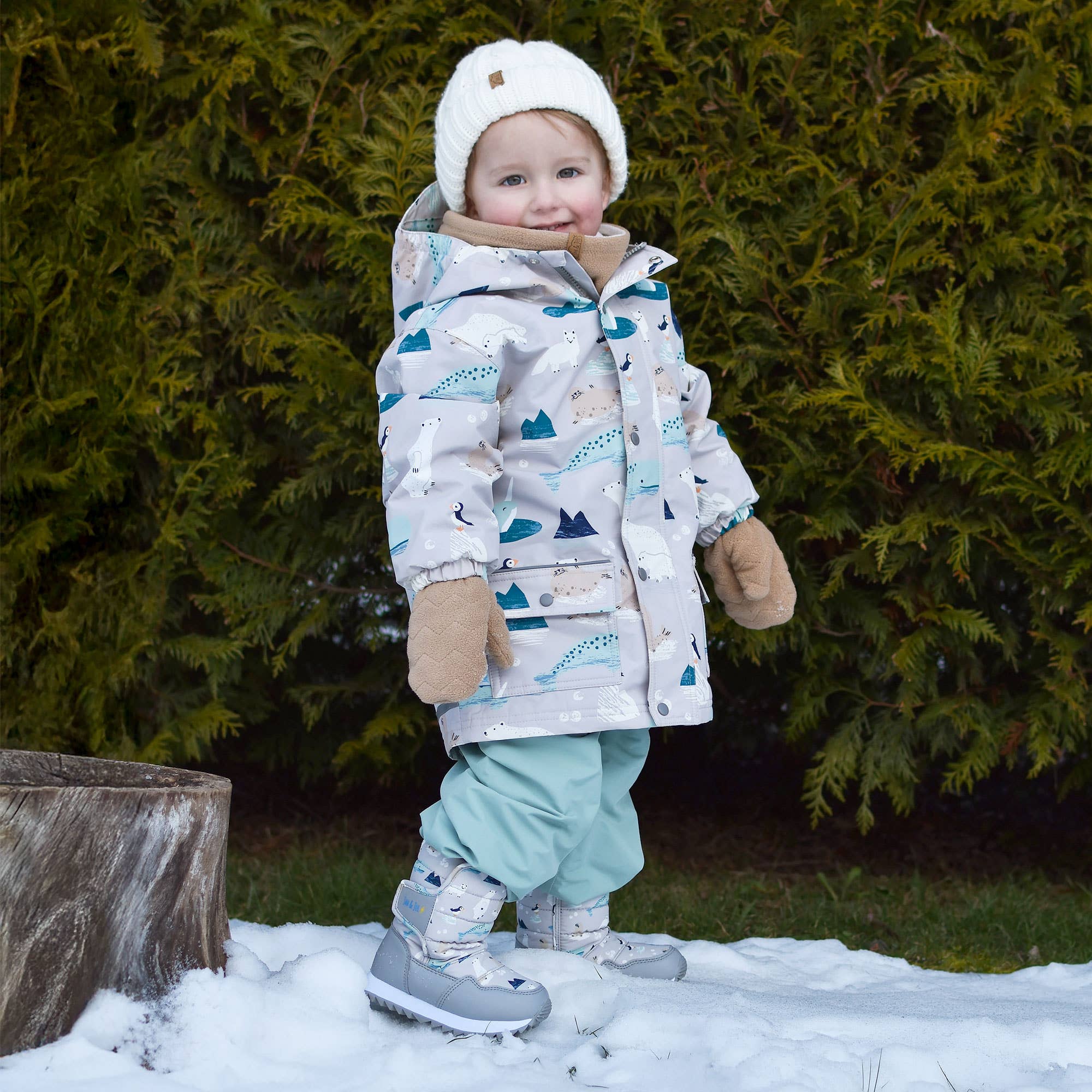 Jan & Jul - Wholesale Booties - Kids - Polar Pals | Toasty-Dry Tall Puffy Winter Boots3
