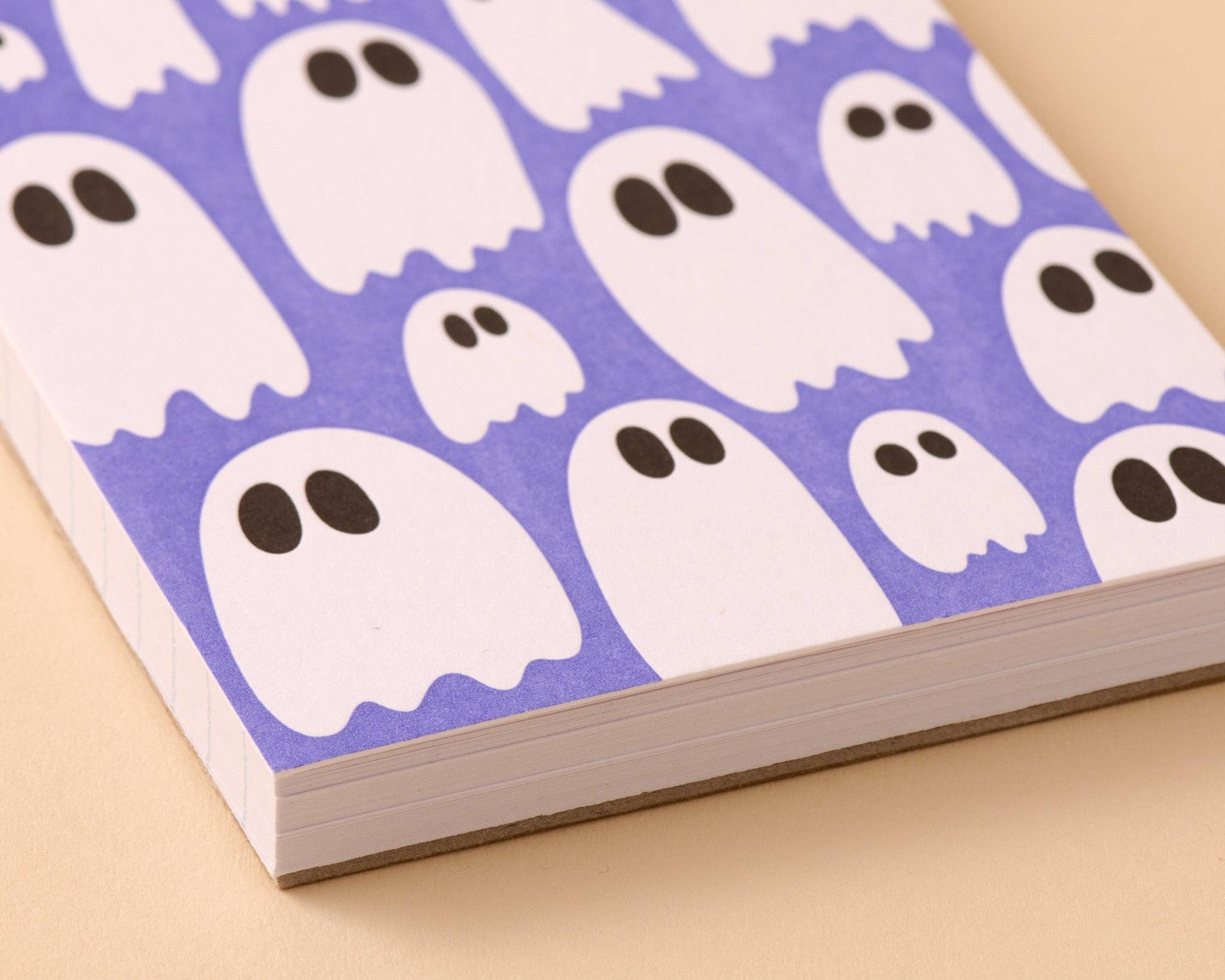 And Here We Are - Wholesale Notebook - Ghost Letterpress Pocket-size Spiral Notebook - Made in USA - Spooky, Ghoul, Goth - Stocking stuffer, Holiday, Gift Guide 4