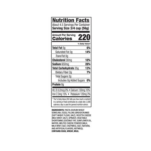 Delallo - Wholesale Pasta - Spinach Tortellini2