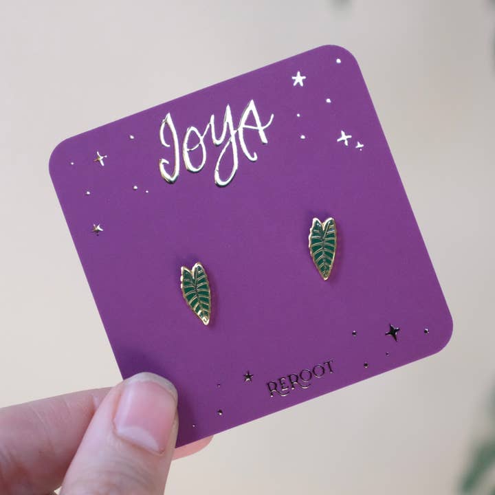 Alocasia Earring for wholesale by ReRoot