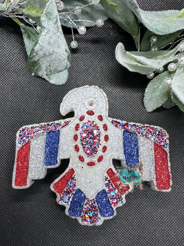 America Thunderbird car freshie for wholesale by Sweet Sassy N Krafty LLC