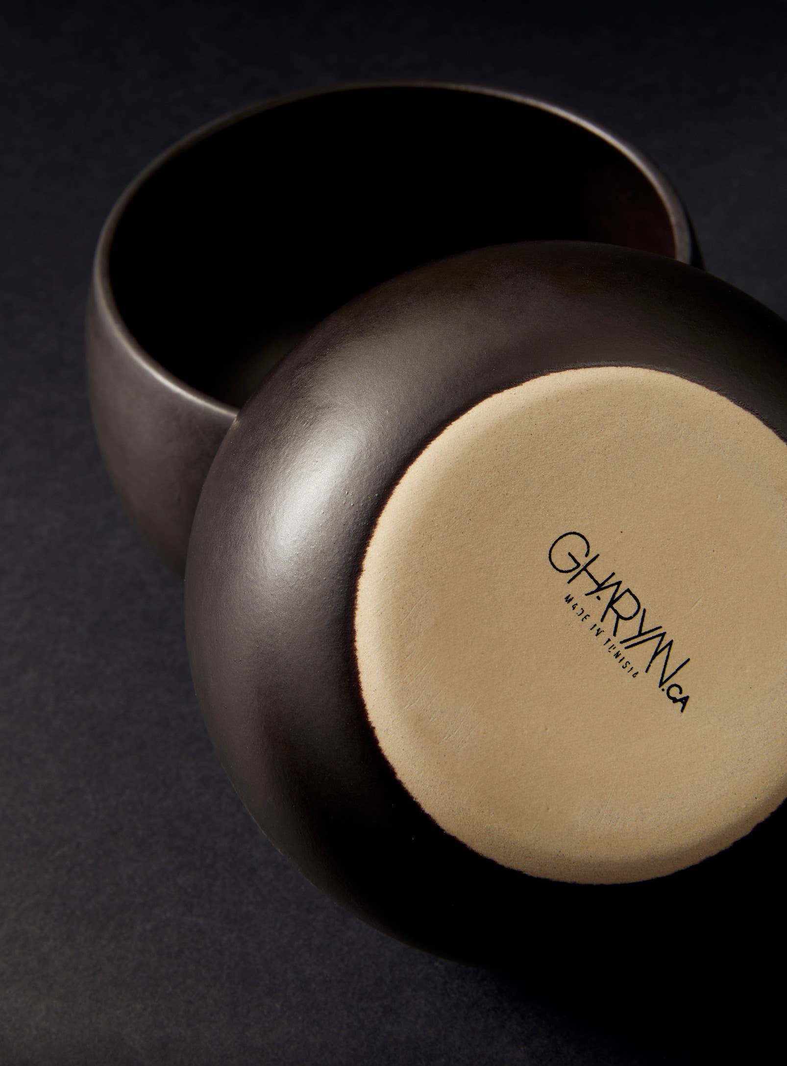 GHARYAN Stoneware & Olive Wood Tableware | Ships from USA - Wholesale Bowl - Handmade Stoneware Soup Bowl | EPA 17 oz6