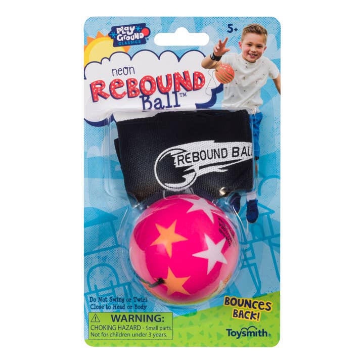 Toysmith - Wholesale Classic Toy - Kids - Playground Classics Neon Rebound Ball, Assorted Colors