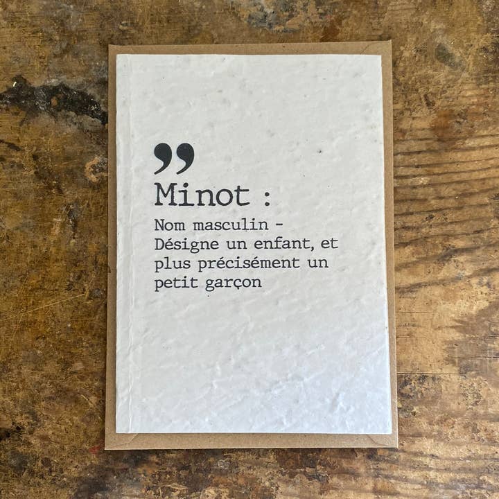 Bibiche Raconte Des Salades - Wholesale Plant Seeds - Plant card - Minot0