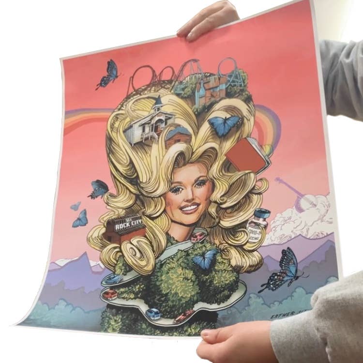 Esther Sketch - Wholesale Art Print - Dolly Poster Print 16"x20" 8