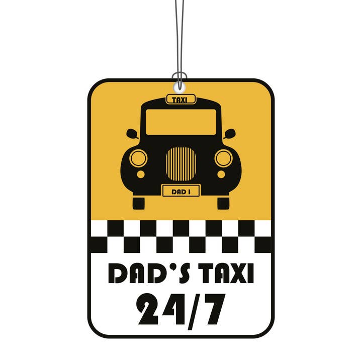 Dad’s Taxi Novelty Air Freshener for wholesale by Really?! Air Fresheners