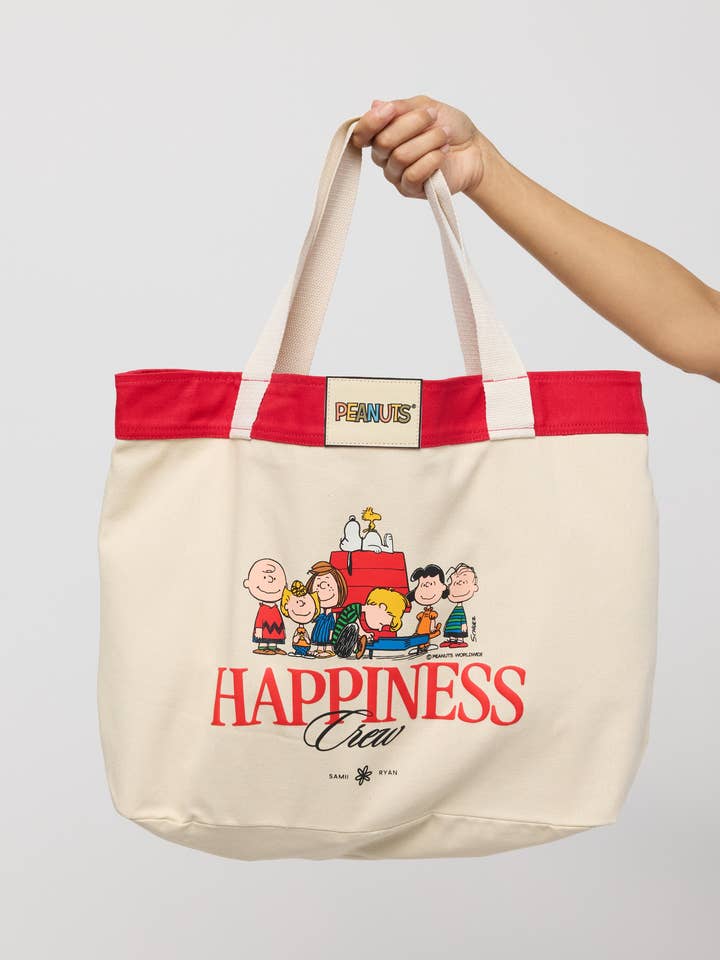 Sac fourre-tout Peanuts The Happiness Crew pour la vente par SAMII RYAN