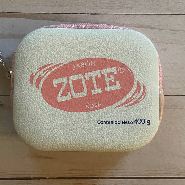 Mexican Zote Soap Kawaii Faux Leather Coin Purse for wholesale by Viva Greetings