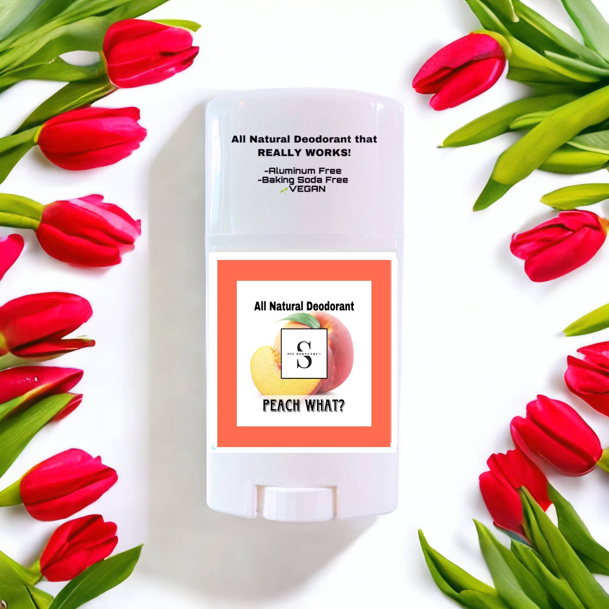 SĀF Body Care - Wholesale Deodorant - Women's - Peach What? Natural Deodorant, Aluminum Free, Vegan6