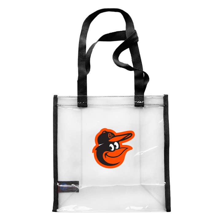 Little Earth Productions - Wholesale Tote Bag - Unisex - MLB Baltimore Orioles Clear Advantage Tote