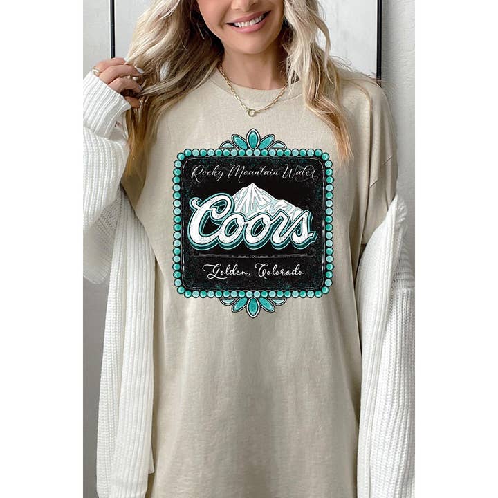 COLORBEAR - Wholesale Tunic - Women's - COORS ROCKY MOUNTAIN WATER,GOLDEN COLORADO HEAVY COTTON10