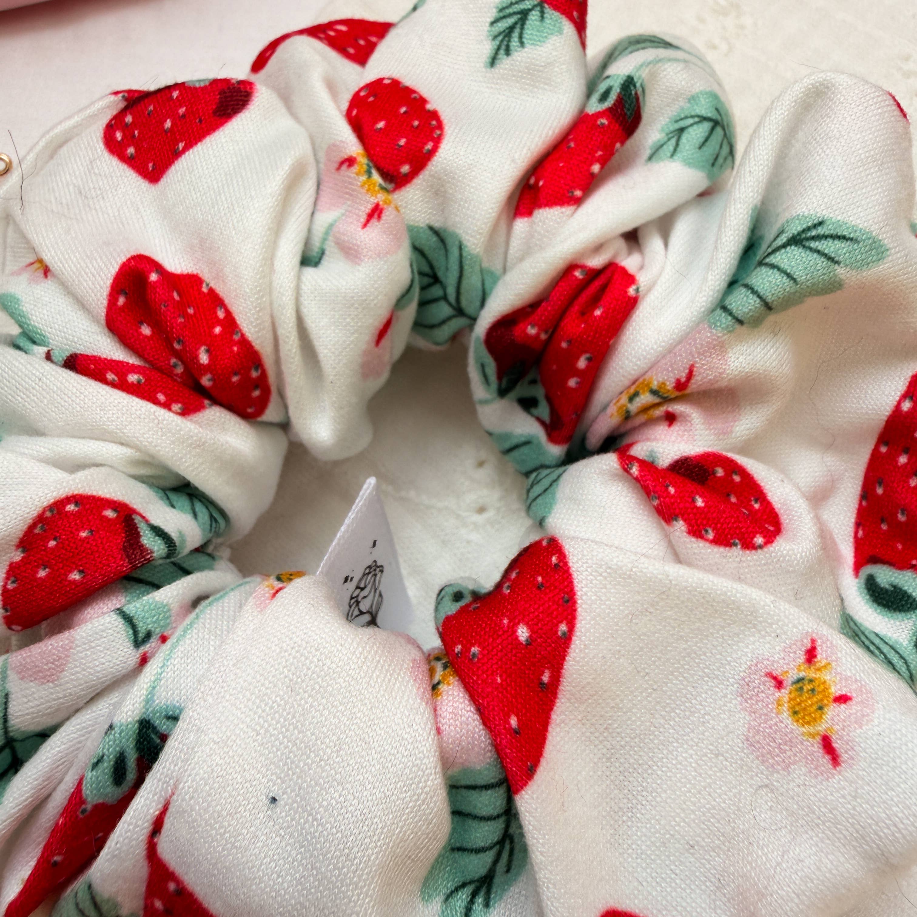 Wild Rose Accessories - Wholesale Scrunchie - Women's - Strawberry Fields l Stretch Scrunchie 1