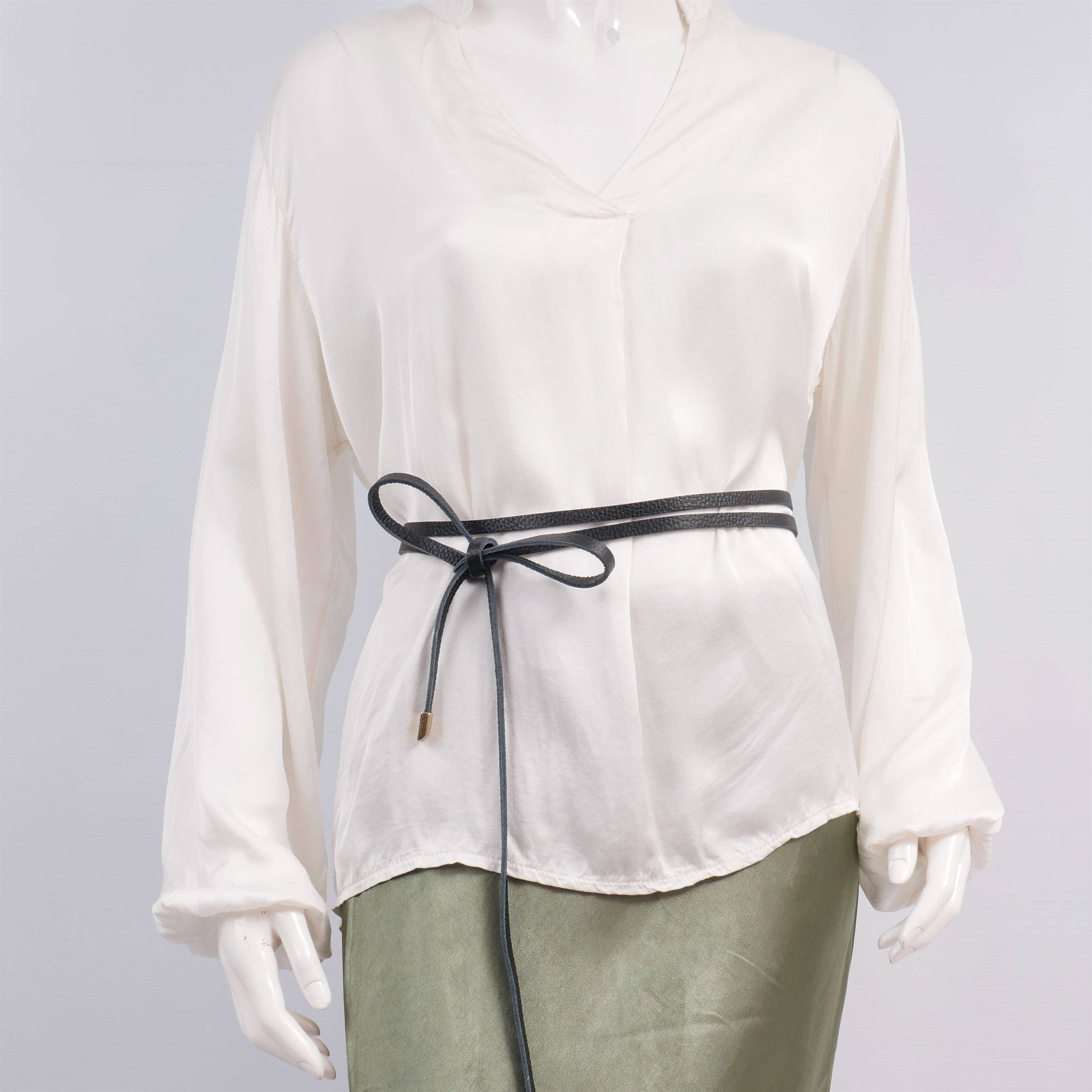 Cecile Wang - Vendita all'ingrosso Cintura - Donna - Cintura a corda in pelle BK0071