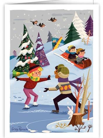 Ice-skating and sledding (SKU: 0660) for wholesale by Actetre Deutschland Gmbh