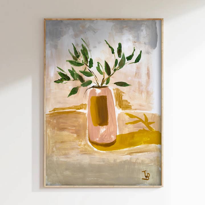 Stampa d'arte - Fioritura 'Summerglow' per la vendita all'ingrosso da parte di Atelier Tinika