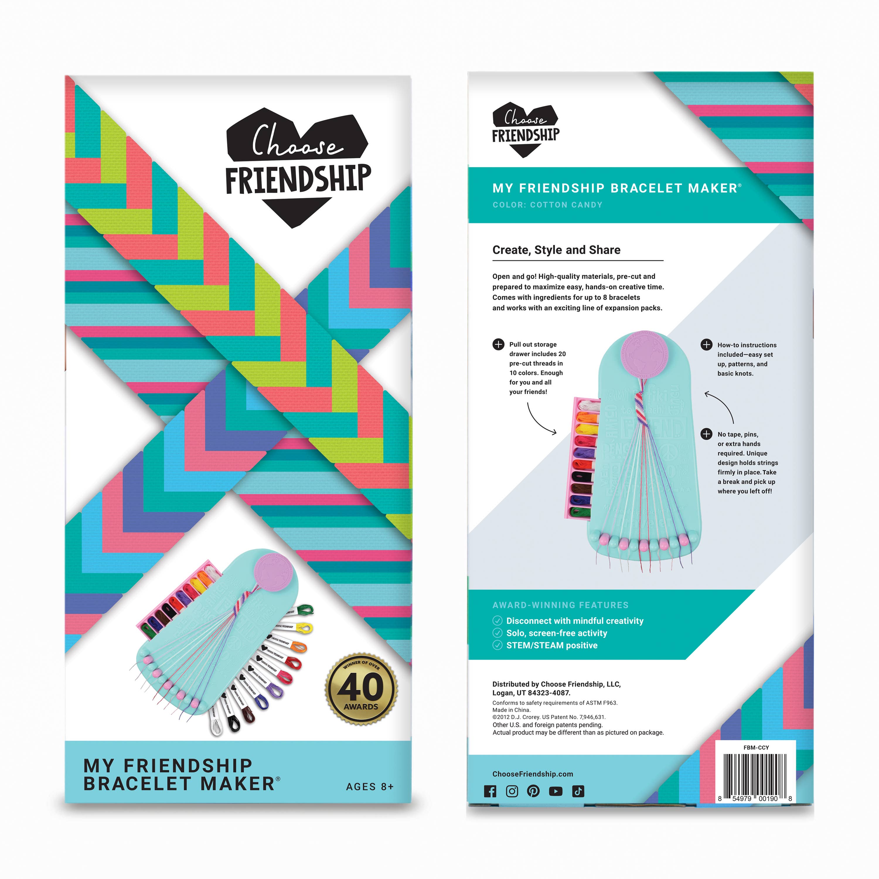 Choose Friendship - Wholesale DIY Jewelry - Kids - My Friendship Bracelet Maker DIY Craft Kit - Birthday Gift10