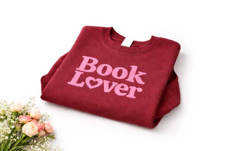 Little Smut Closet - Wholesale Graphic Sweatshirt - Women's - Book Lover Sweatshirt, Valentine’s Day Gift for Readers, Pink Puff Print Crewneck, Bookish Sweatshirt, Cozy Romance Reader Gift2