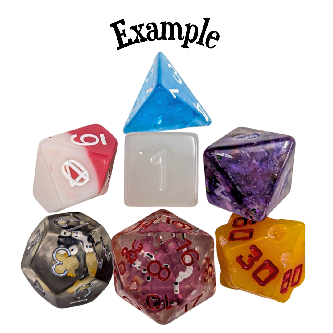 Mystery Dice Goblin – Engroshandel Terninger – Skuffelsens Terning - Sjove DnD Terninger1
