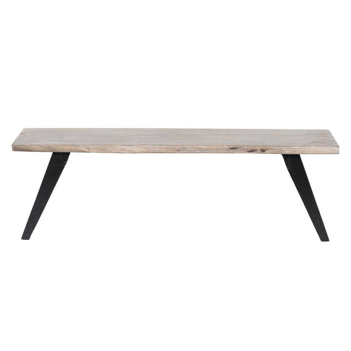 Yuki Acacia Wood Live Edge Bench for wholesale by Pinkcity