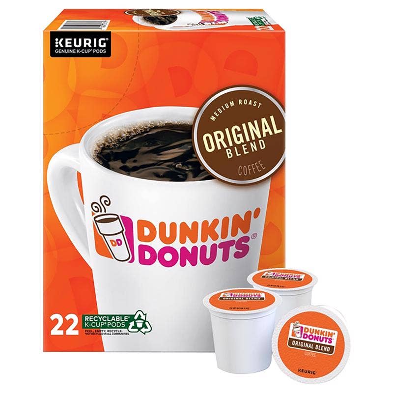 Everyday Supply Co - Wholesale Ground Coffee - Dunkin' Original Blend Coffee K-Cups 22-Pack0