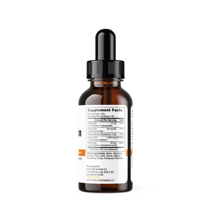 Hello Health - Wholesale Oral Supplement/Vitamin - Happy Energy Vitamin B12