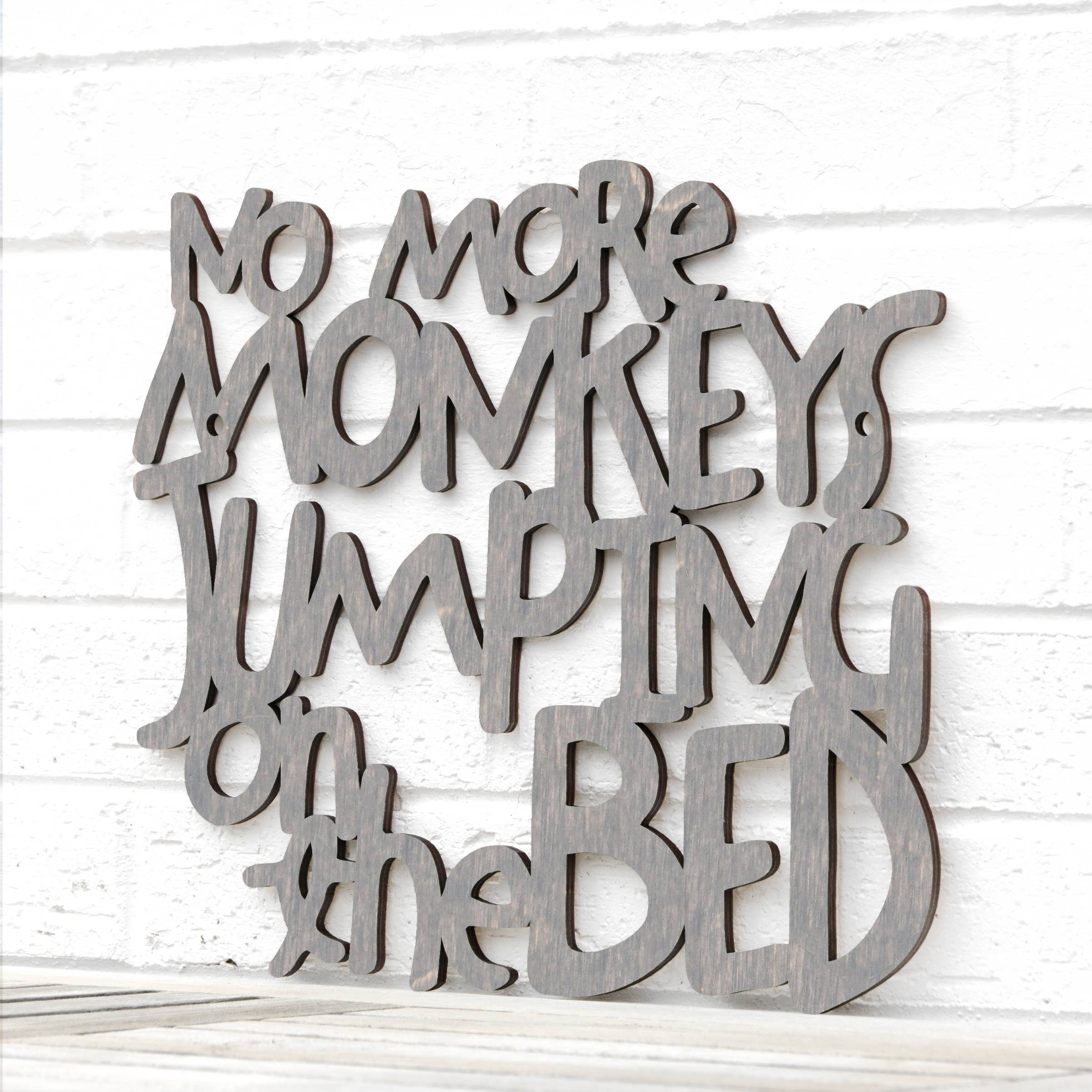 Spunky Fluff - Wholesale Wall Decor - Kids & Baby - No More Monkeys Jumping On The Bed, Kids Playroom Wall Art32