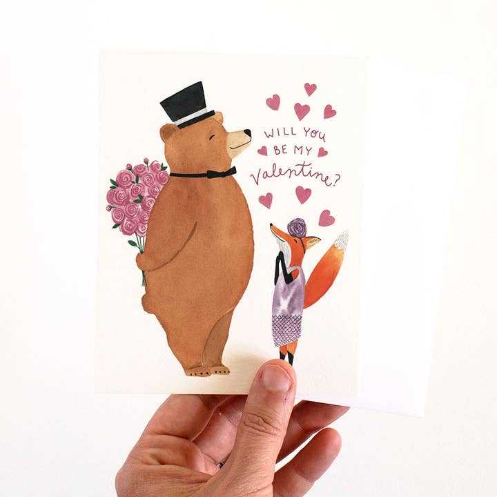 Will Ehe My Valentine-Grußkarte für den Großhandel von May We Fly