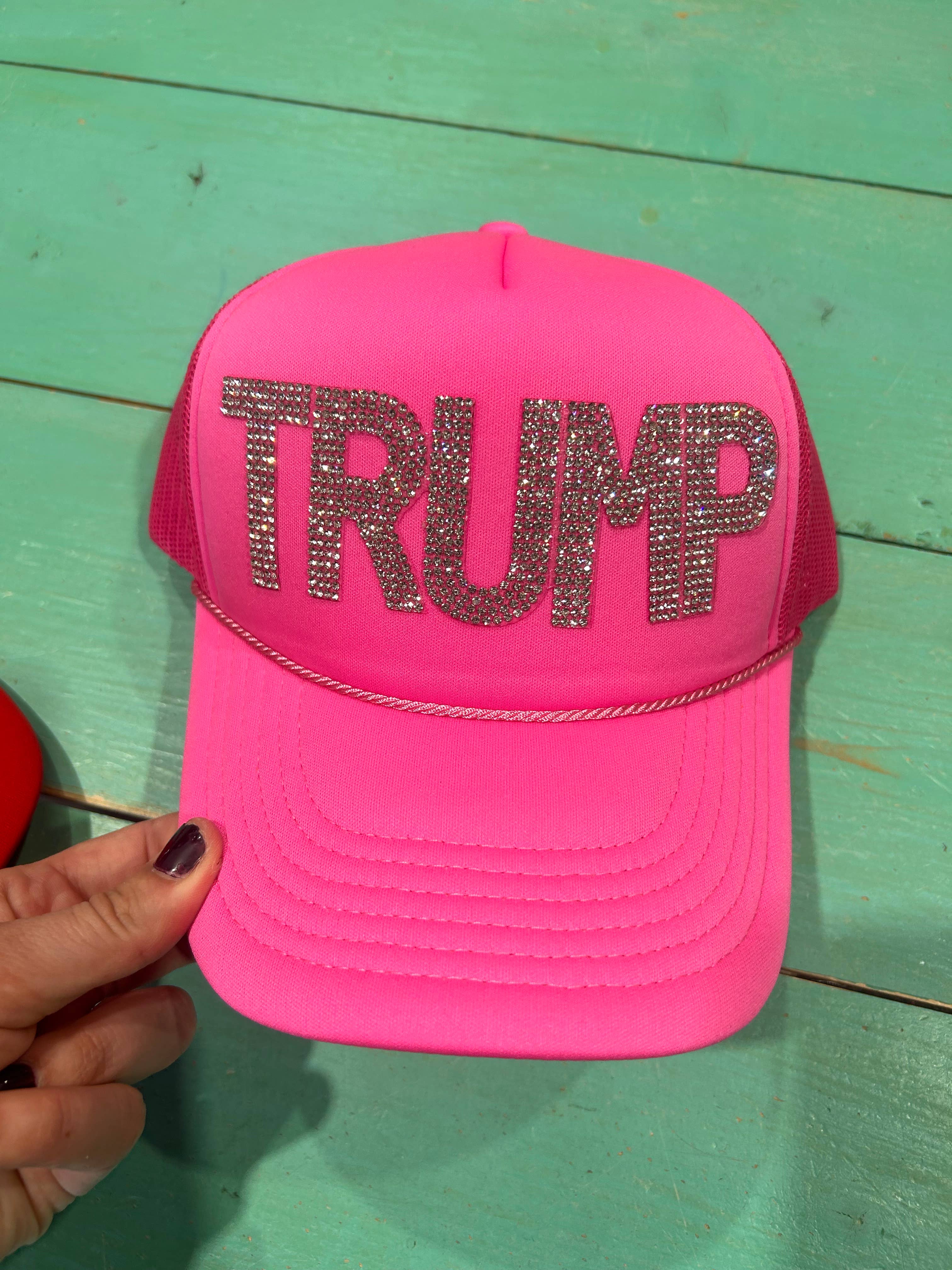 Vibes Hat Company – wholesale Trucker hat – Unisex – Rhinestone TRUMP Trucker | MAGA | Make America Great Again4