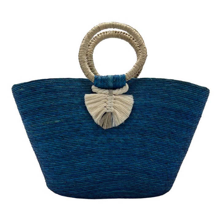 Chisme Lifestyle / Origenes - Wholesale Beach Bag - Woven Palm Beach Tote
