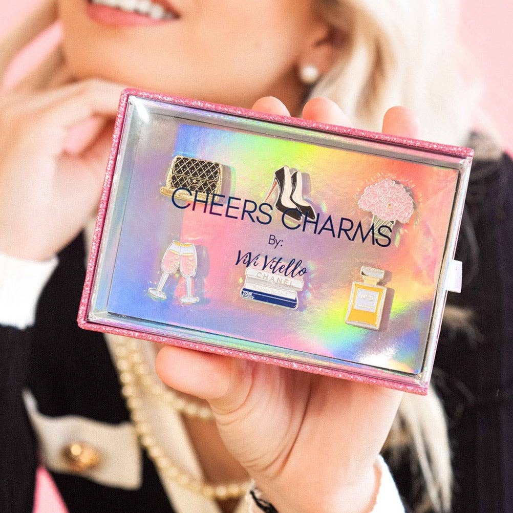 ViVi Vitello – Großhandel Wein-Charm – CoCo Cheers Charms, Set aus 62