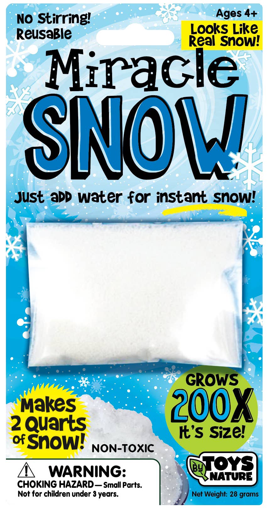 Silver Circle Products - Wholesale Toy Set - Kids - Miracle Snow Header Card0