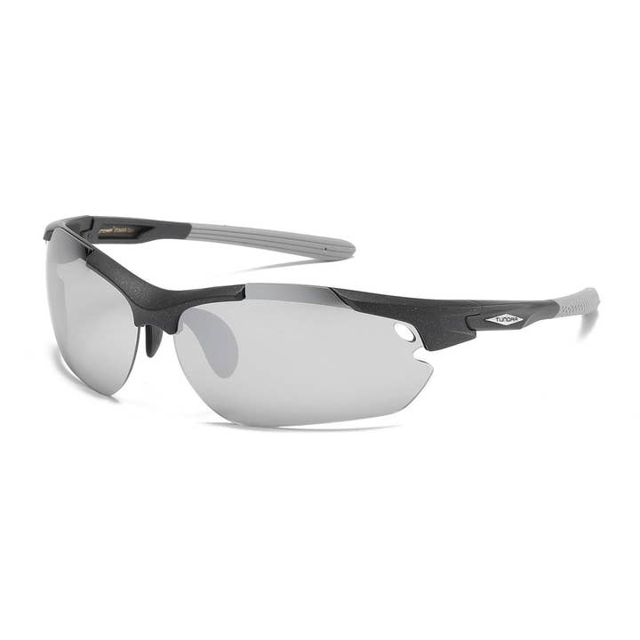 Sunrayzz Imports - Wholesale Sunglasses - Men's - Tundra Semi Rimless Wrap Shades tun4049