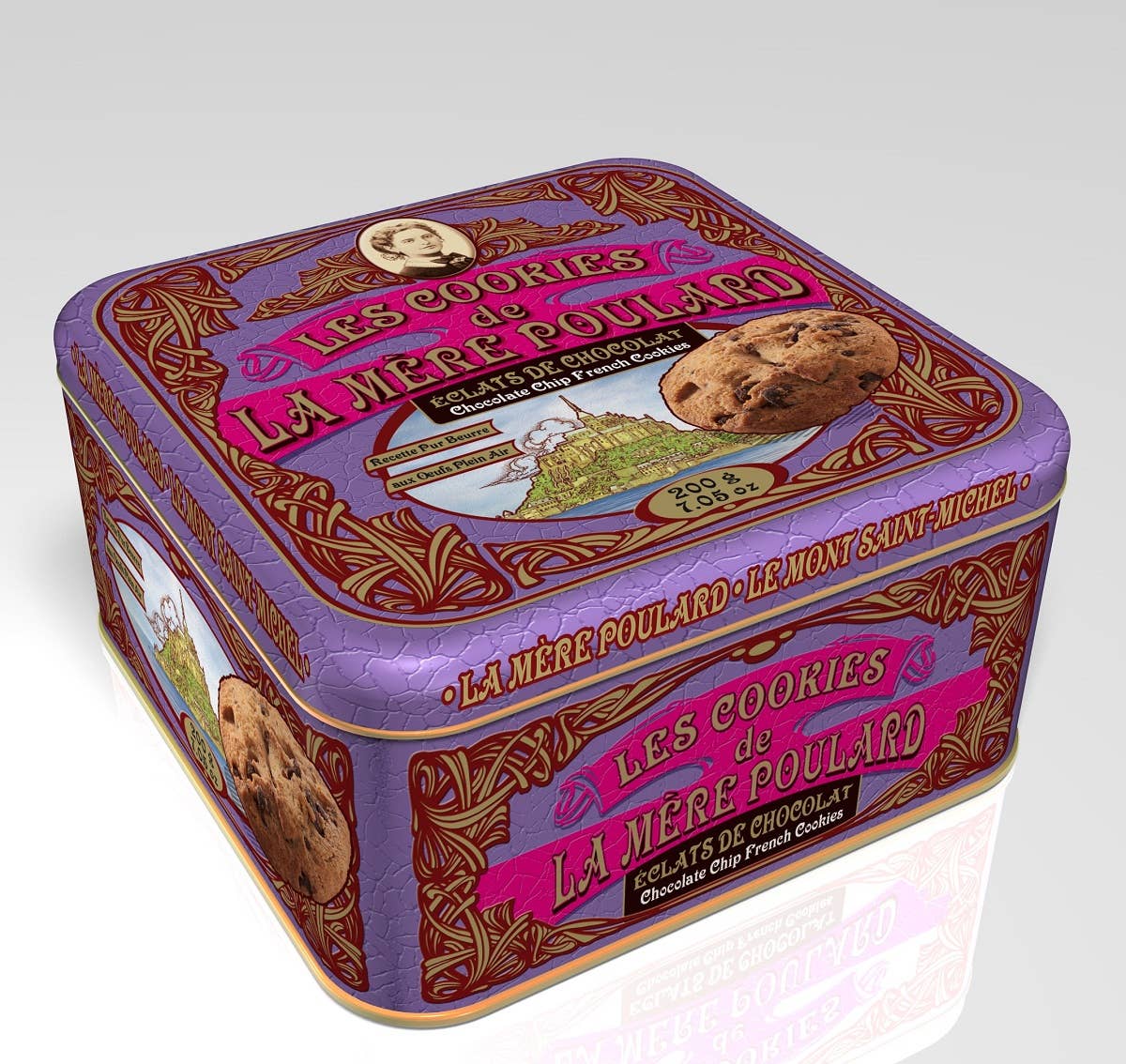Biscuiterie La Mère Poulard - Wholesale Cookie - Collector Cookies 200g Half Box