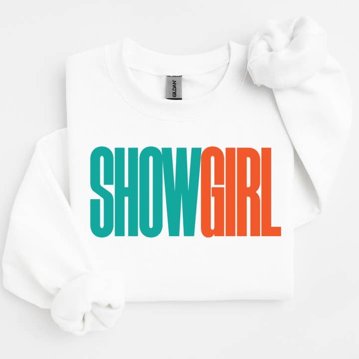 Showgirl Youth Graphic Sweatshirt for wholesale by The Babe Co.