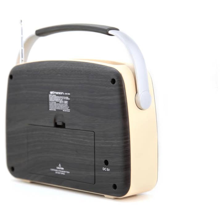 JupiterGear Home - Vente Haut-parleurs - Radio portable rétro Emerson avec batterie rechargeable4