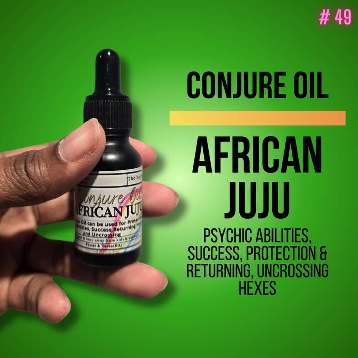 African JuJu Conjure Oil | Psychic | Versatile | Protection | Success | Remove Hex | LAB Shaman for wholesale by LAB Shaman