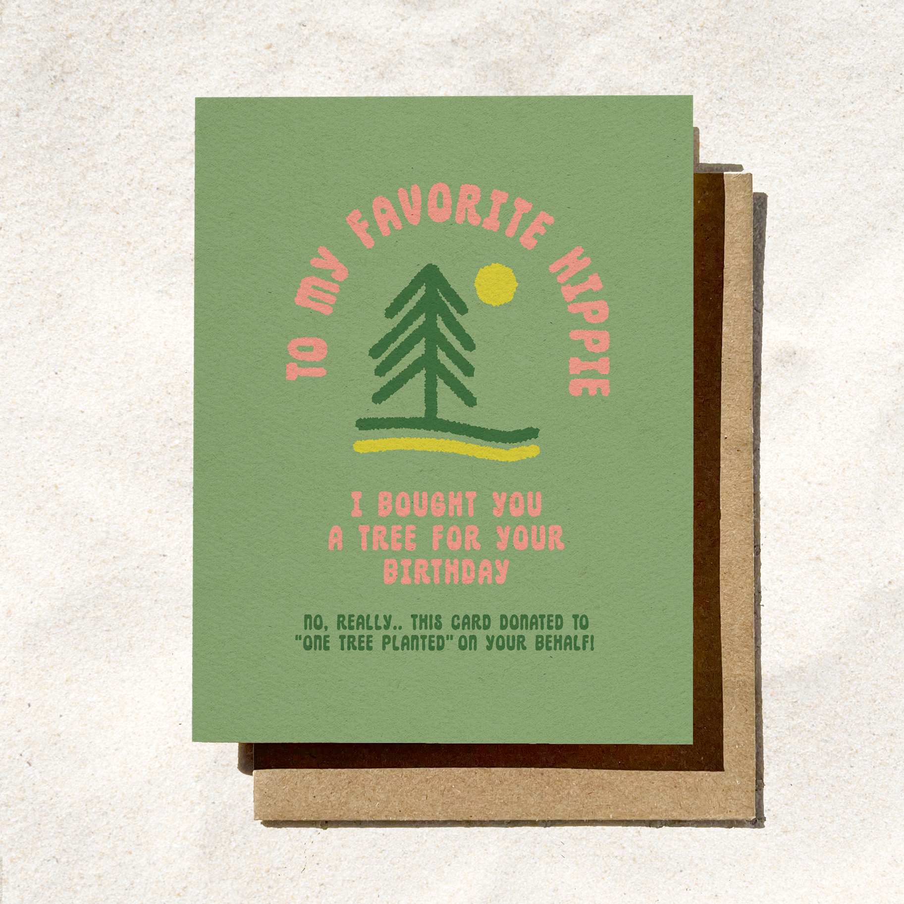 Daydream Prints - Wholesale Birthday Card - Charitable Favorite Hippie Card | Eco-Friendly Birthday Card5