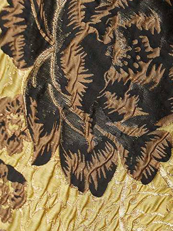 Sheer Trend – Großhandel Kimono – Damen – Oberbekleidung mit Fledermausärmeln, lockere, mit Blumen verzierte chinesische Froschknöpfe, plissierte, geteilte Gelenke, V-Ausschnitt6