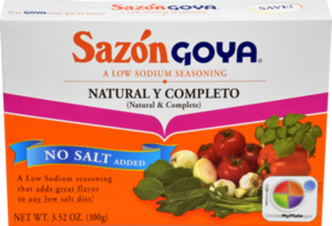 L&F Universal Goods - Wholesale Dried Spice Mix - Sazon Goya Natural y Completo 18/20 Env/3.52 oz.