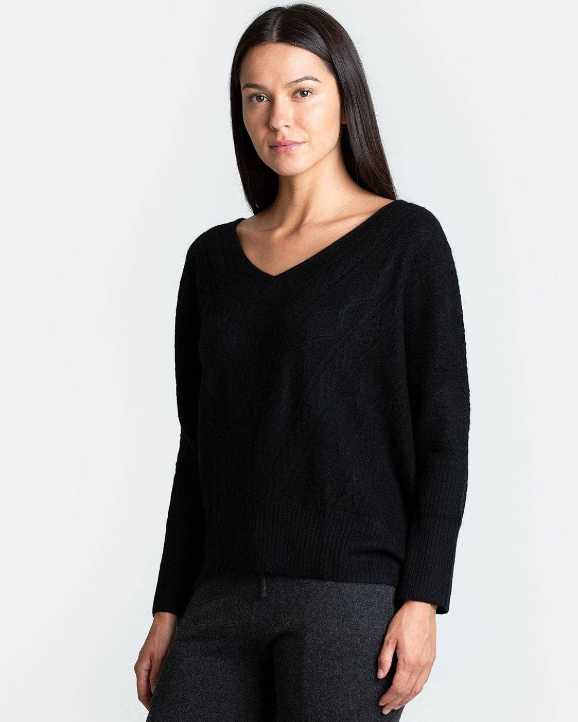 QUINN - Wholesale Knit Sweater - Women's - Cashmere Kendall Oversized Sweater28